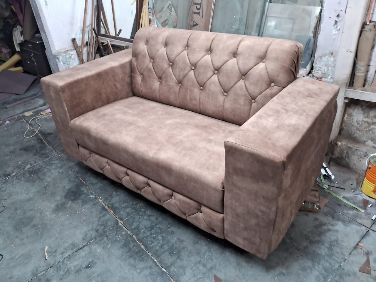 Velvet Monarch Sofa